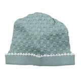 Marlu' Cappello Tinta Unita con Stampa per Neonato EP6173 VERDE ACQUA MARLU' 