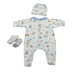 Diesel Set Tutina-Cappello-Babucce per Neonato TUTUT BIANCO DIESEL 