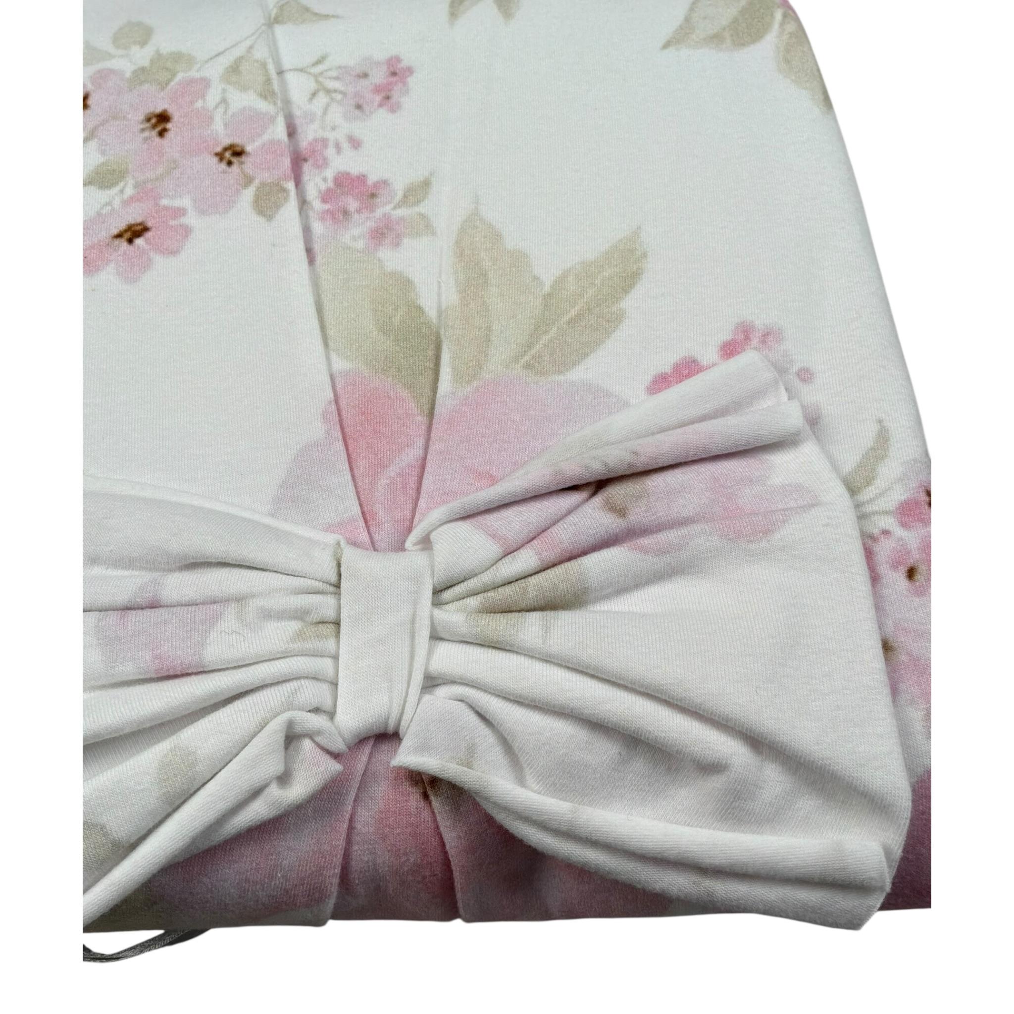 Nanan Coperta Tinta Unita Stampafantasia per Neonata E22534F PANNA NANAN 