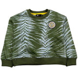 Just Cavalli Felpa Chiusa Fantasia  per Neonato JIP26079FE VERDE JUST CAVALLI 