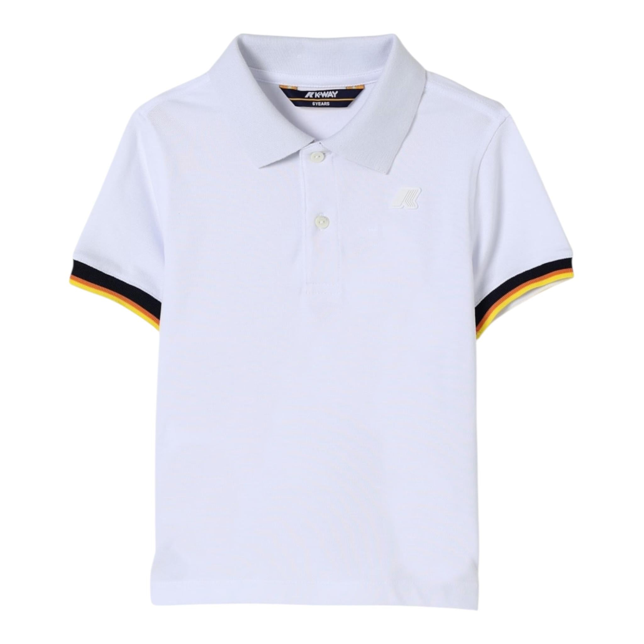 K-Way Polo Mezza Manica Tinta Unita per Neonato K71374WXX BIANCO K-WAY 