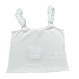 Lu Lu By Miss Grant Top tinta unita A Bretelle Bianco per Bambina LL3501 BIANCO LU LU BY MISS GRANT 
