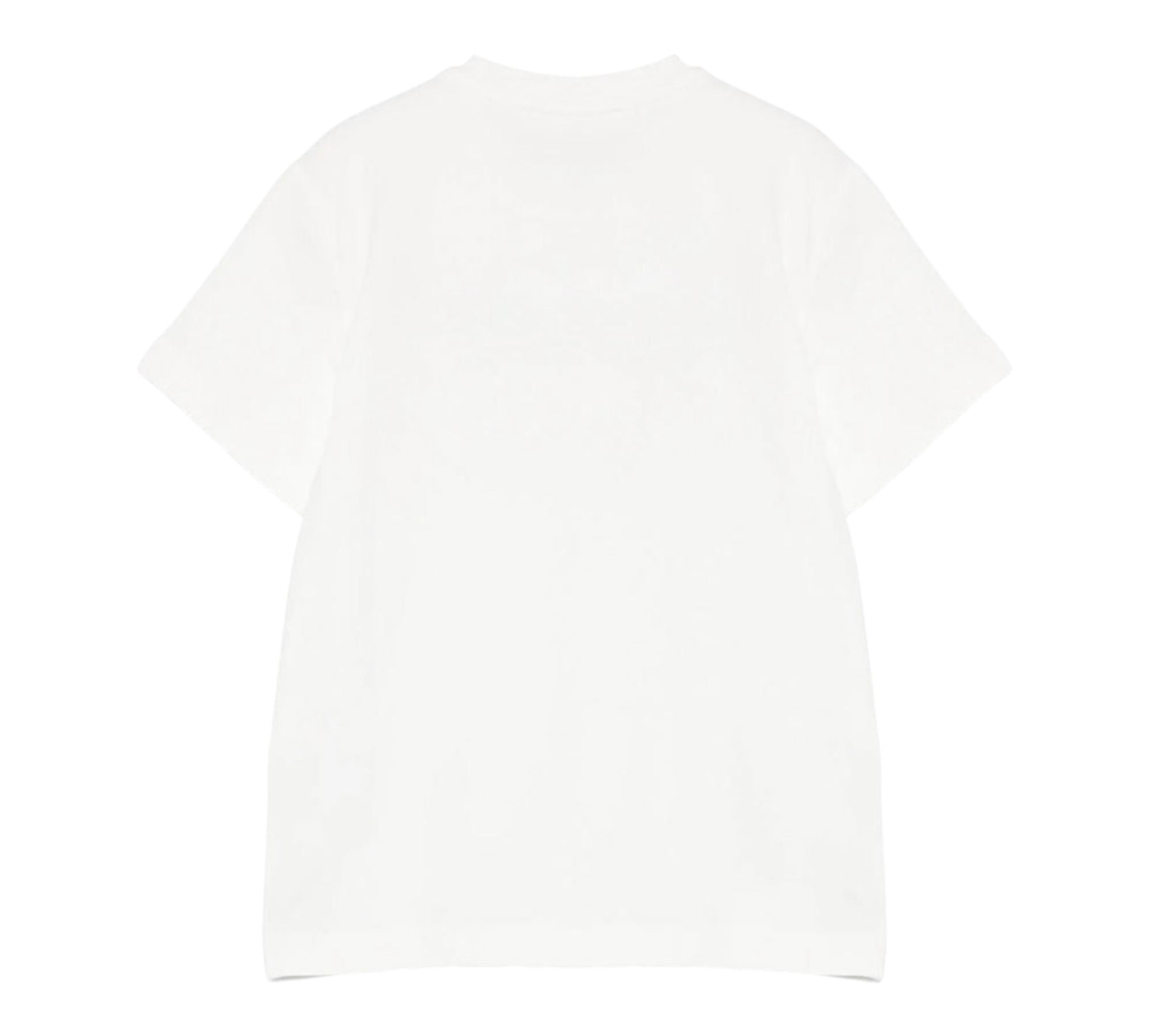 Elisabetta Franchi T-Shirt Girocollo Tinta Unita con Trafori per Bambina EFTS228X PANNA ELISABETTA FRANCHI 