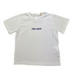 Babe & Tess T-Shirt Girocollo Tinta Unita con Stampa per Neonata 21518140N BIANCO BABE & TESS 