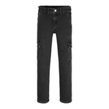 Calvin Klein Jeans Tinta Unita con Girovita Regolabile per Bambino IB0IB02300 NERO CALVIN KLEIN 
