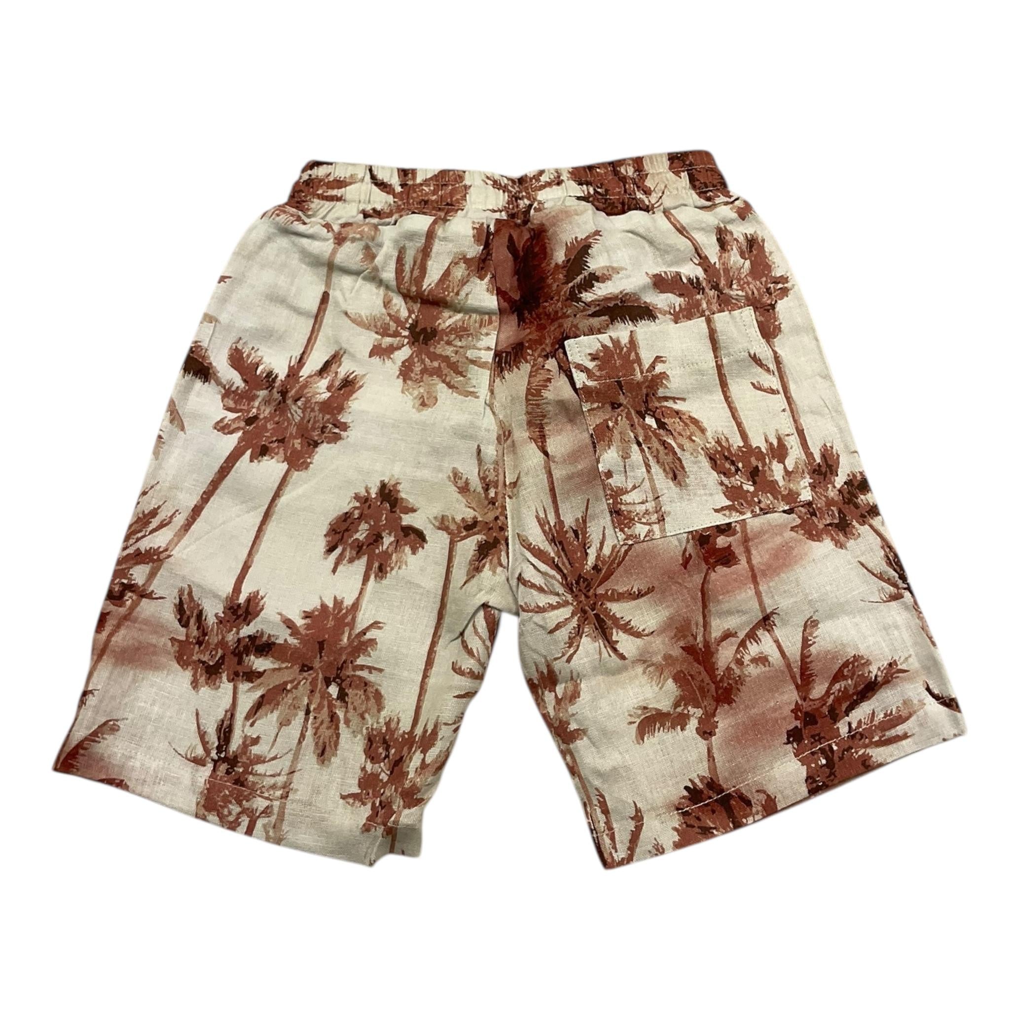 M+E' Bermuda Tinta Unita Stampa Fantasia per Neonato UEM0515 BEIGE M+E' 