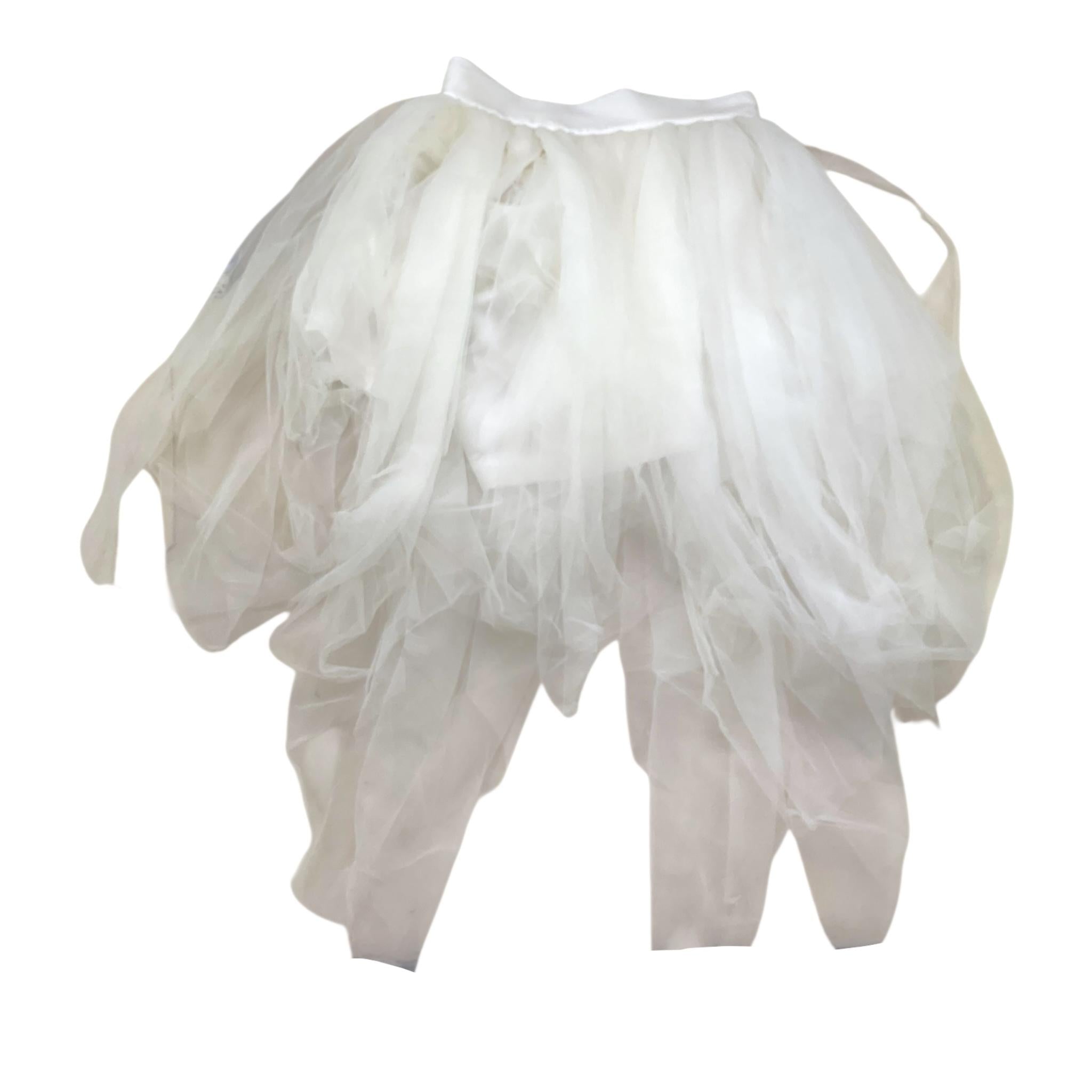 Nunzia Corinna Set Gonna-Short Tinta Unita In Tulle per Bambina NJ6515631 BIANCO NUNZIA CORINNA 