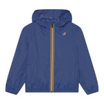 K-Way Giubbino Tinta Unita con Cappuccio per Bambino K61336WX BLU K-WAY 