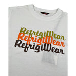 Refrigiwear T-Shirt Girocollo Tinta Unita con Stampa per Bambino 127TRMJS25 BIANCO REFRIGIWEAR 