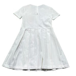 Trussardi Abito Mezza Manica Tinta Unita per Bambina TGP26059VE BIANCO TRUSSARDI 