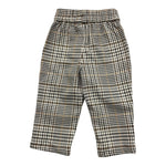 Y-CLU pantalone tinta unita con microfantasia Bianco per Neonato BYN10755 BIANCO Y-CLU 