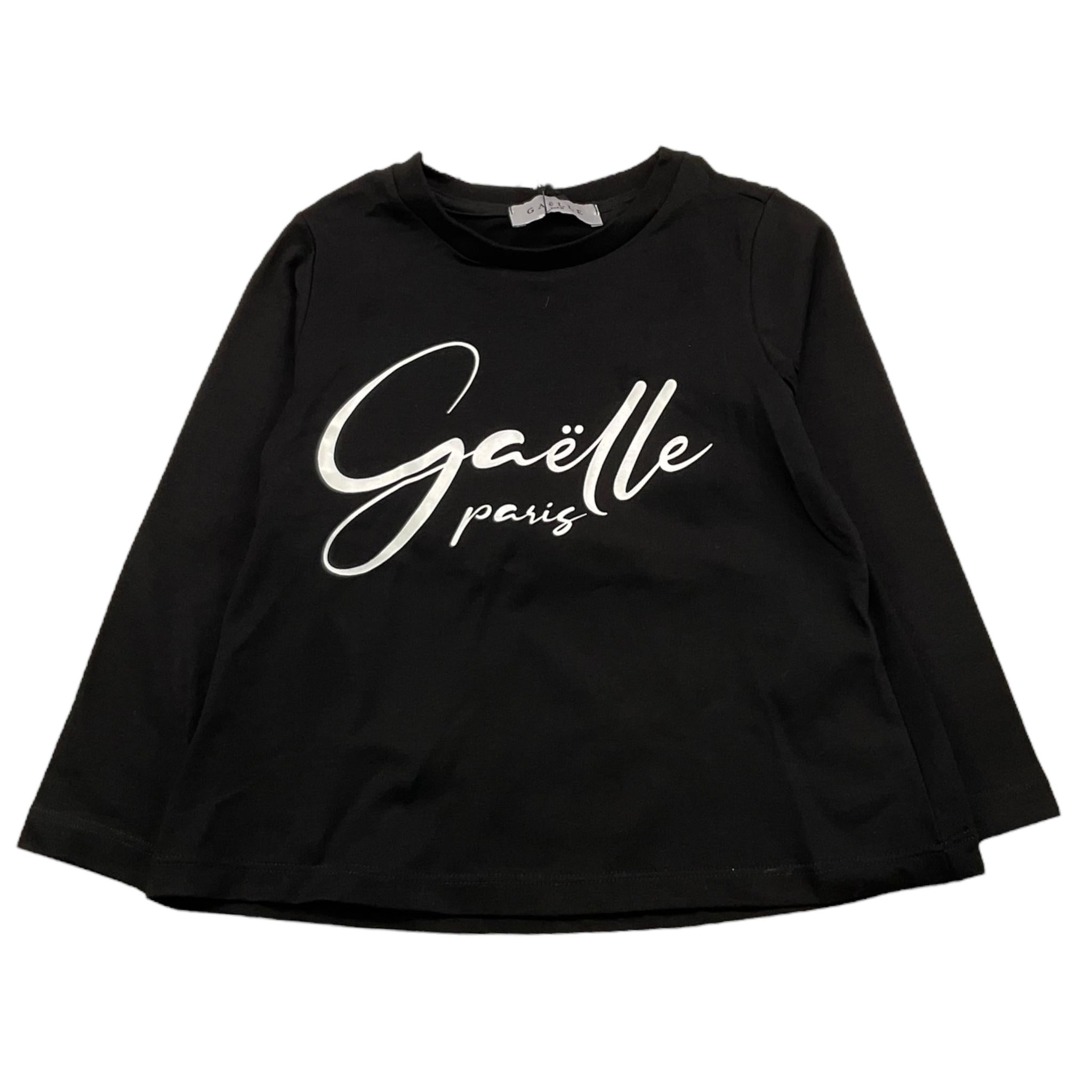 GAELLE shirt girocollo tinta unita cn logo Nero per Bambina 2741M00353 NERO GAELLE 