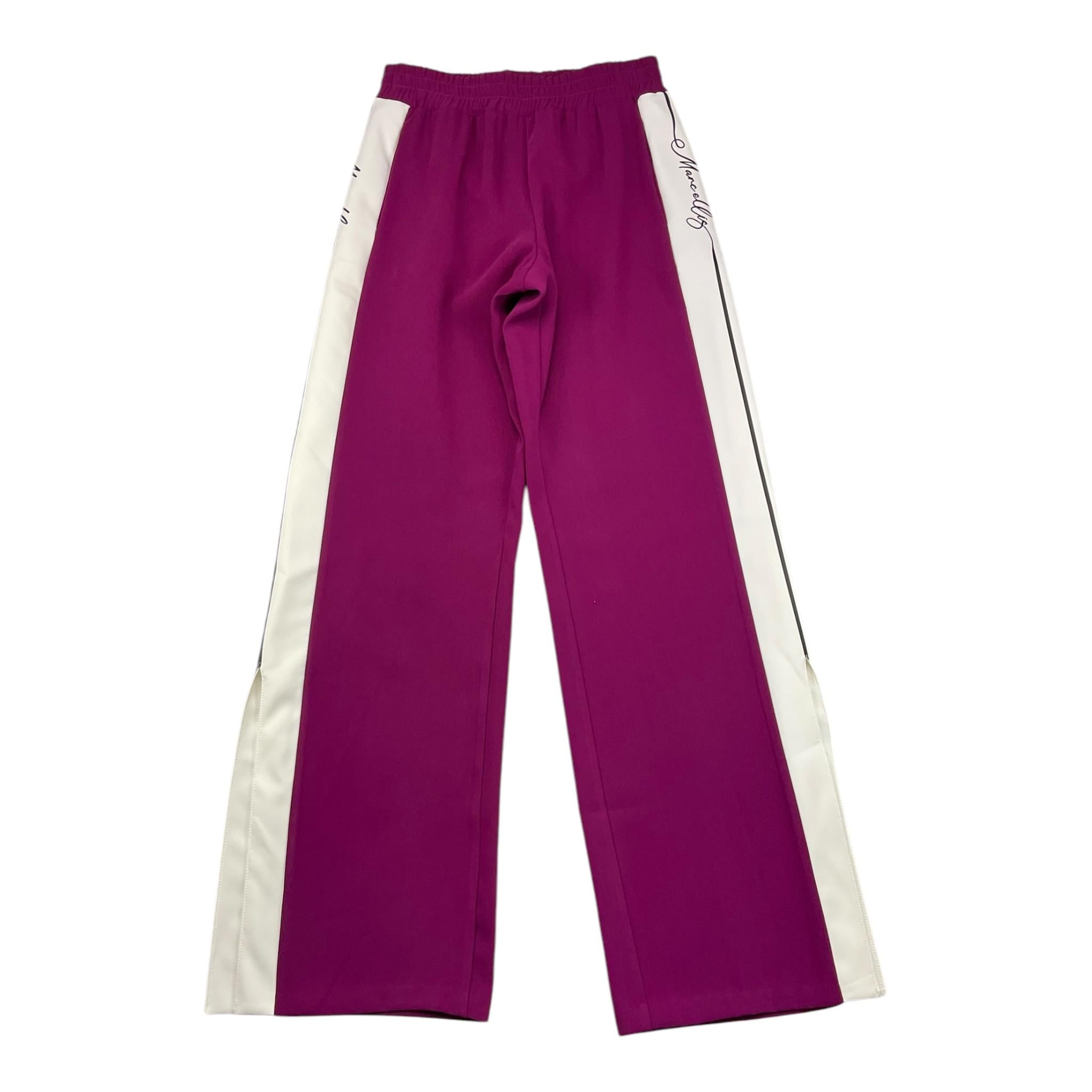 MARC ELLIS pantalone modello palazzo tinta unita con elastico in vita  Viola per Bambina JMJPT000204 VIOLA MARC ELLIS 