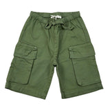 Zhoe & Tobiah Bermuda Tinta Unita con Elastico In Vita per Bambino J&P14MJ VERDE ZHOE & TOBIAH 