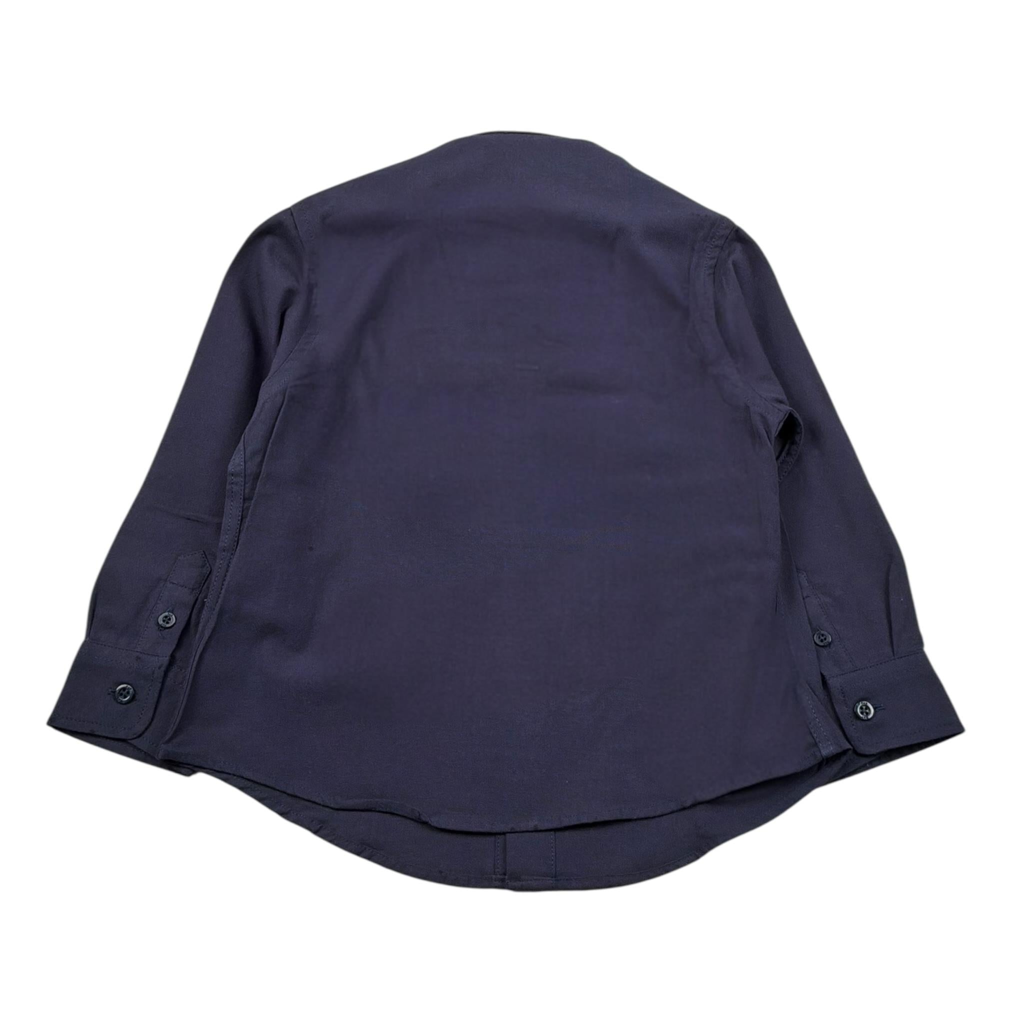 Fay Camicia Tinta Unita con Logo per Neonato 5RO30 BLU FAY 