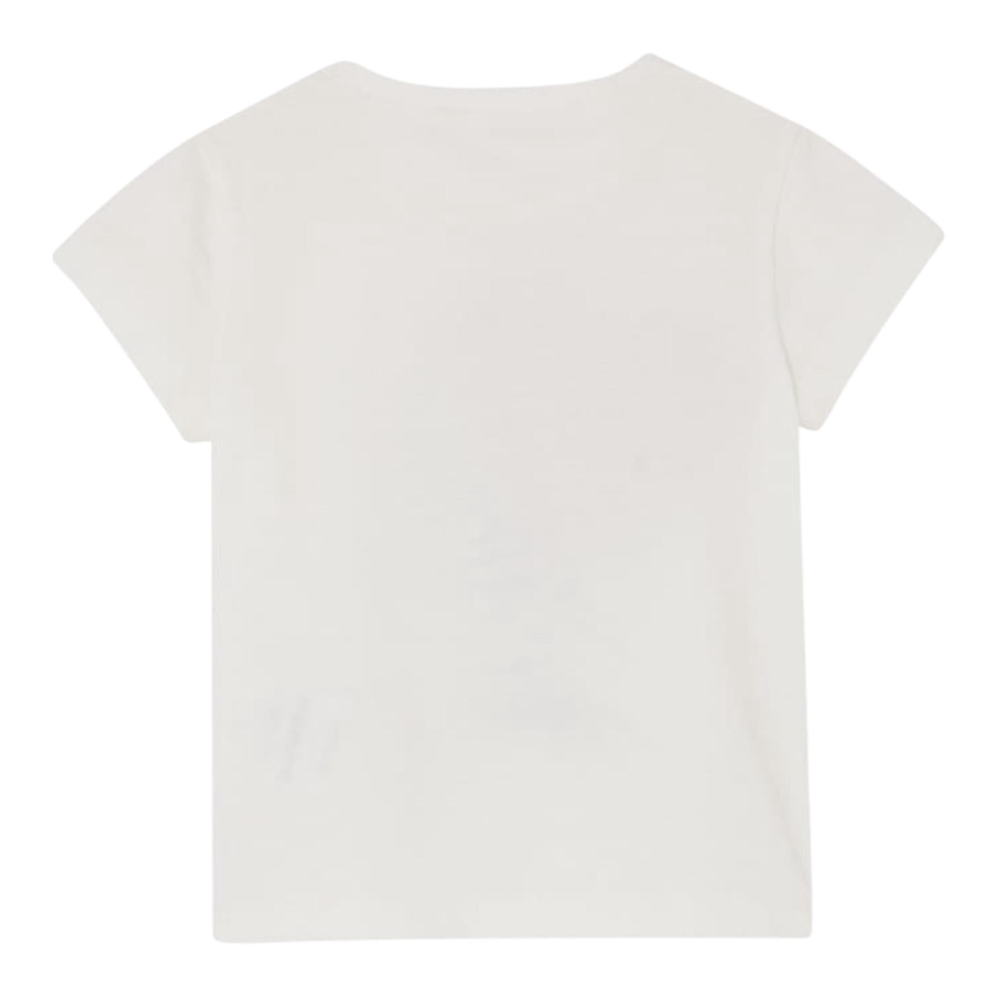 Liu Jo T-Shirt Girocollo Tinta Unita con Stampa per Neonata KA4046 BIANCO LIU JO 