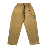 Io Chico Einfarbige Hose mit elastischer Taille Beige für Jungen