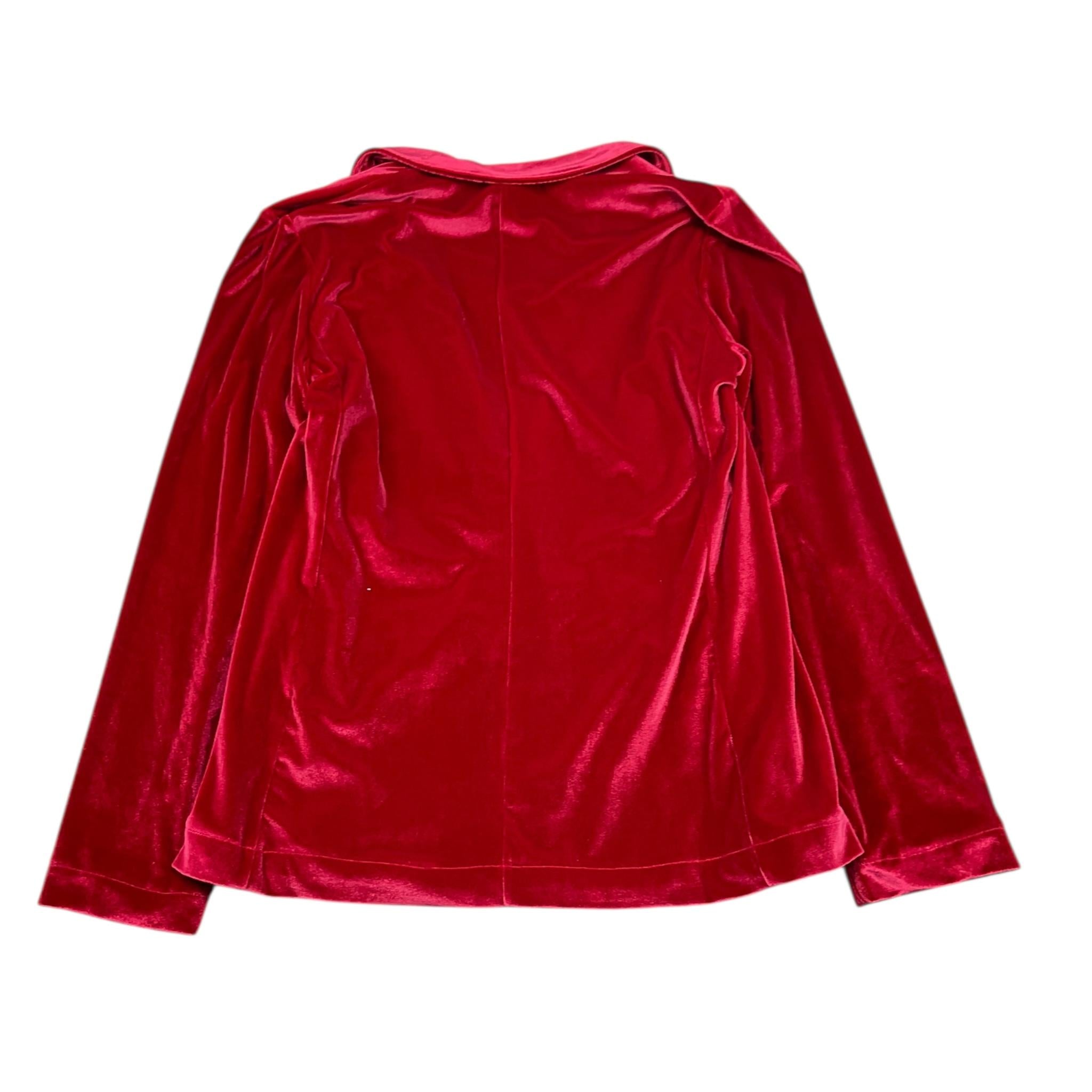 LIU JO giacca tinta unita in velluto Rosso per Bambina GF3162 ROSSO LIU JO 