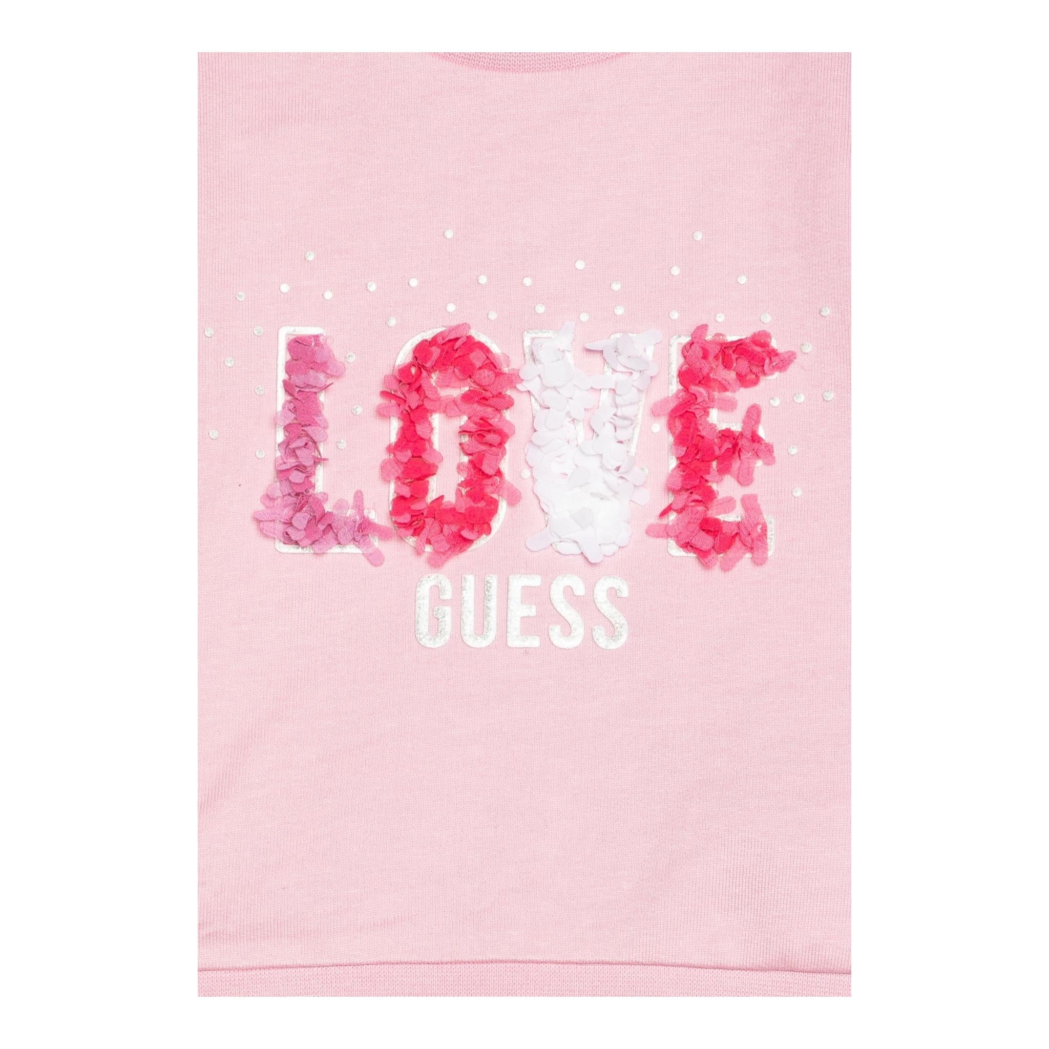 Guess Completo 2 Pezzi Felpa-Pantalone per Neonata A5RG04KA6R4 ROSA GUESS 