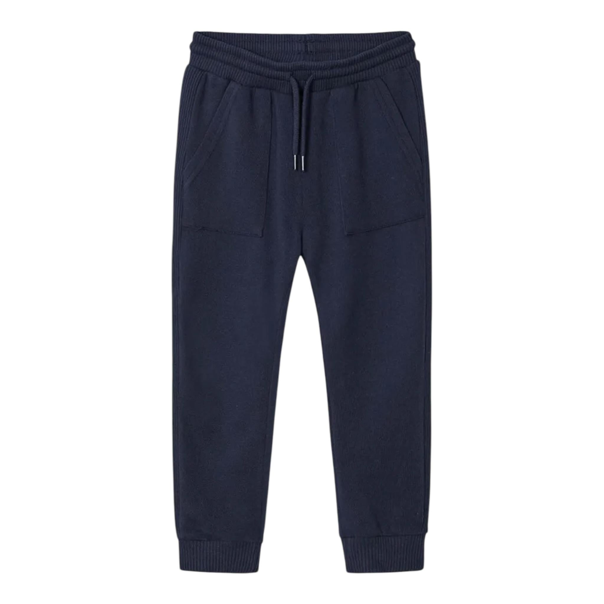 MAYORAL pantalone tinta unita con elastico in vita Blu per Bambino 4532 BLU MAYORAL 