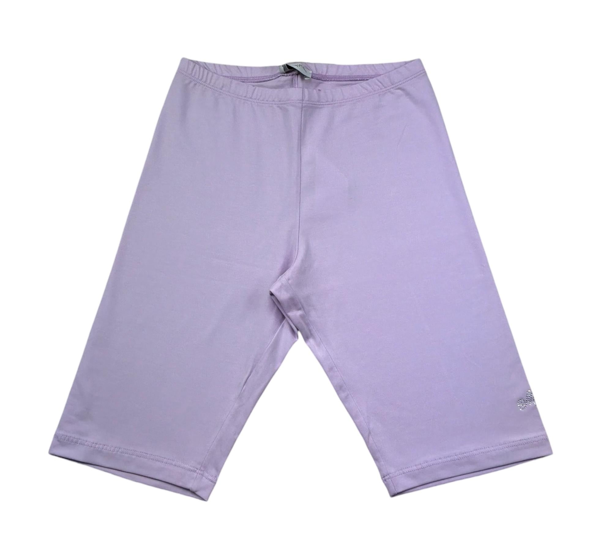 Monnalisa Leggins Ciclista Tinta Unita per Bambina 177CIC LILLA MONNALISA 