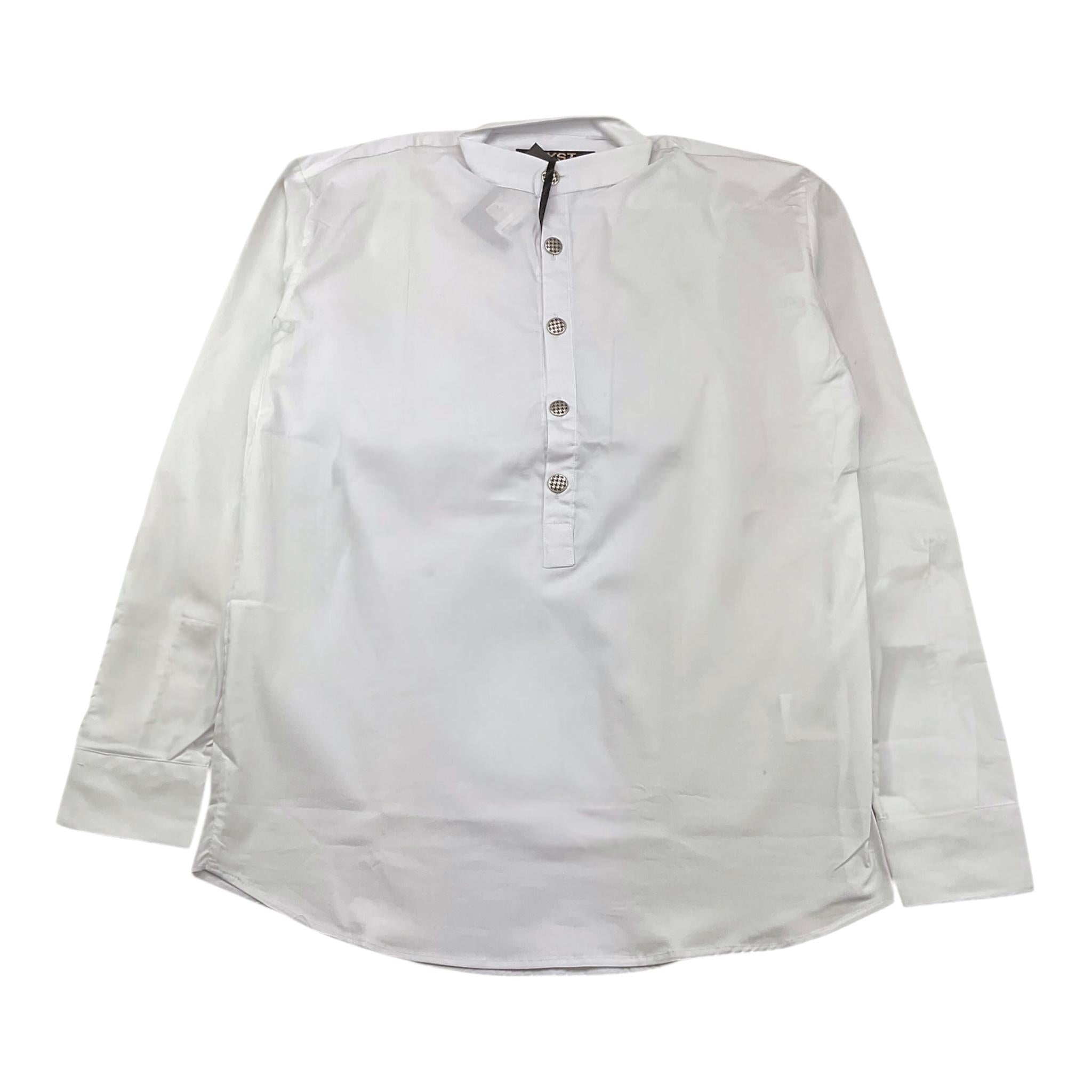 STAY STREET camicia tinta unita con colletto coreano Bianco per Bambino CB806 BIANCO STAY STREET 