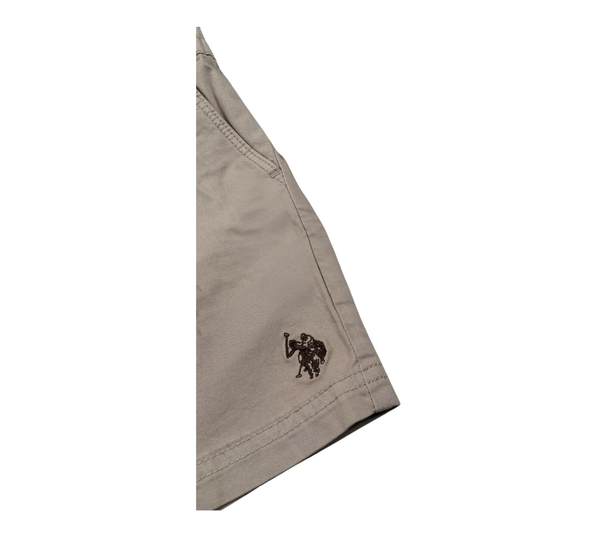 U.S. Polo Assn Bermuda Tinta Unita con Elastico In Vita per Bambino US41557 BEIGE U.S. POLO ASSN 