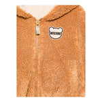 MOSCHINO giubbino modello teddy tinta unita con zip e cappuccio Biscotto per Neonato MUS02SX BISCOTTO MOSCHINO 