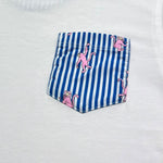 Saint Barth T-Shirt Girocollo Tinta Unita con Stampa per Bambino 00704L BIANCO SAINT BARTH 