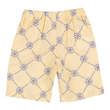 Marni Short Tinta Unita Con Fantasia Margherite Giallo Per Neonata