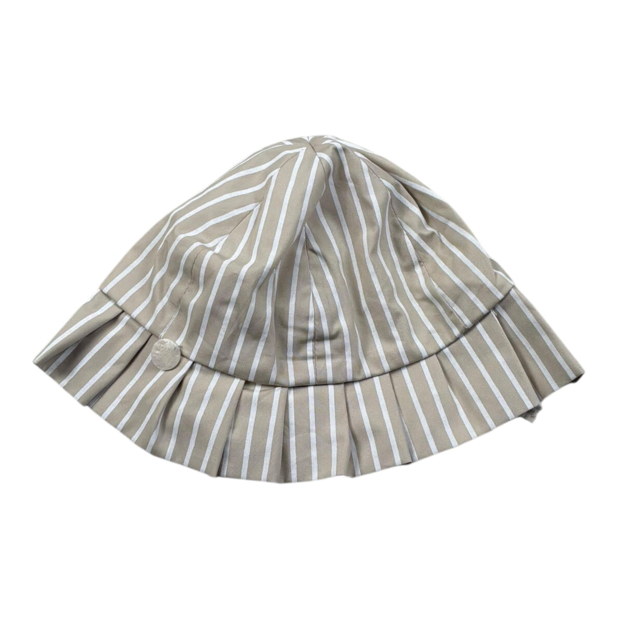 Le Bebe Cappello Tinta Unita Fantasia A Righe per Neonata LBG5915 BEIGE LE BEBE 