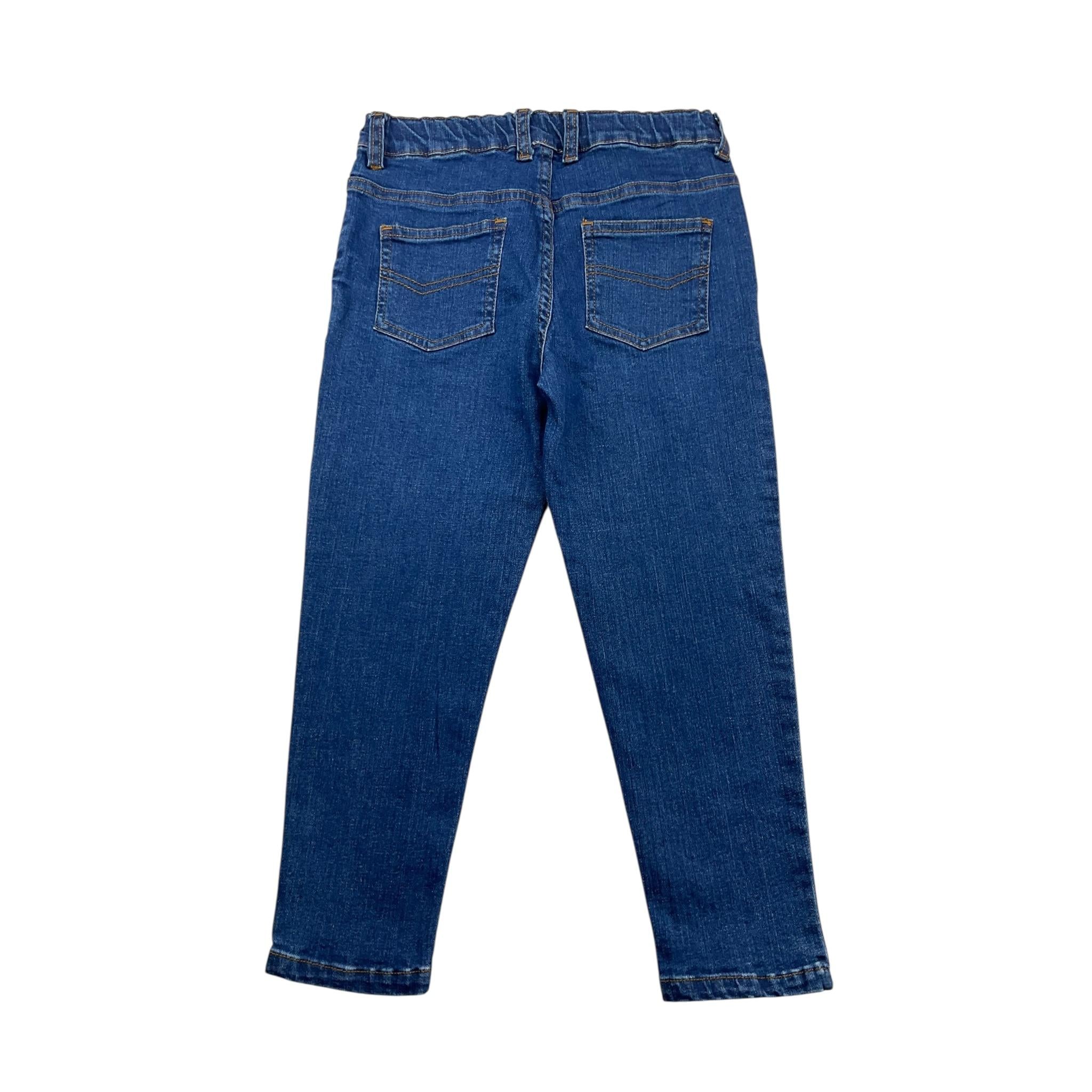 Carre'Ment Beau Jeans Tinta Unita con Elastico In Vita per Bambina Y30294J BLU CARRE'MENT BEAU 