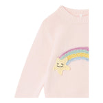 STELLA McCARTNEY maglia girocollo tinta unita con ricami Rosa per Bambina TV9060J ROSA STELLA McCARTNEY 
