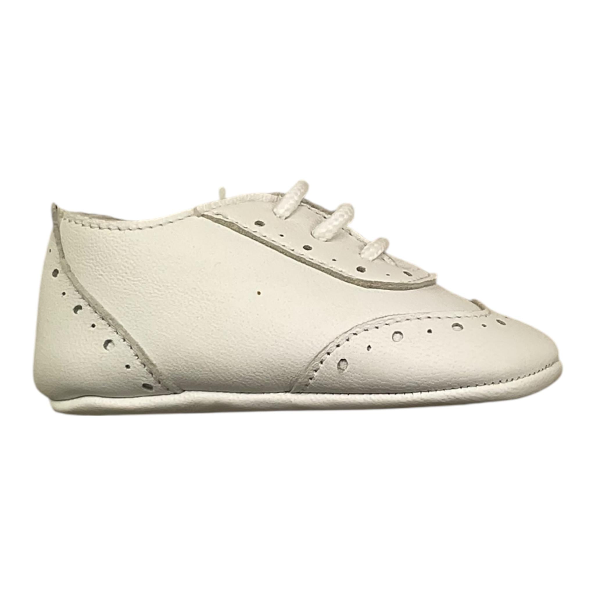 Ambaraba Scarpine Tinta Unita con Lacci per Neonato SM3886 BIANCO AMBARABA 