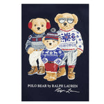 RALPH LAUREN felpa chiusa con cappuccio tinta unita con stampa Blu per Bambino 323953042001 BLU RALPH LAUREN 