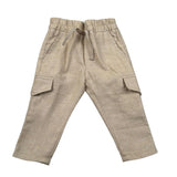 Jeckerson Pantalone Tinta Unita Ocon Elastico In Vita per Neonato JN4054 BEIGE JECKERSON 