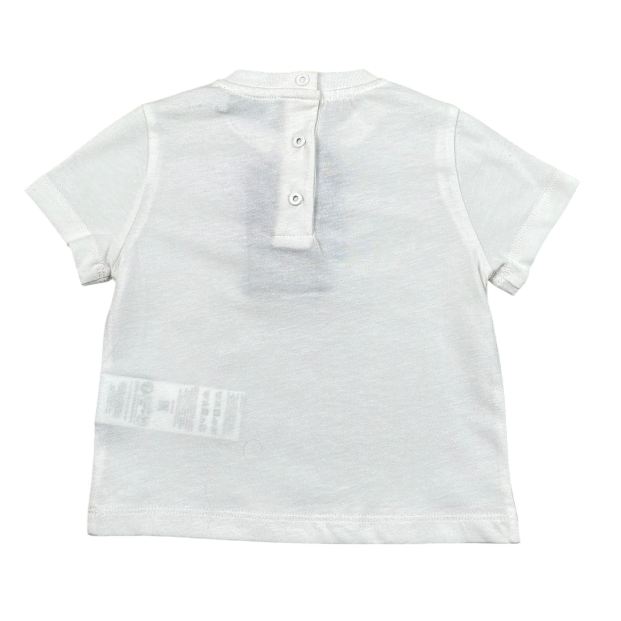 Etro T-Shirt Girocollo Tinta Unita con Stampa per Neonata GU8011X BIANCO ETRO 