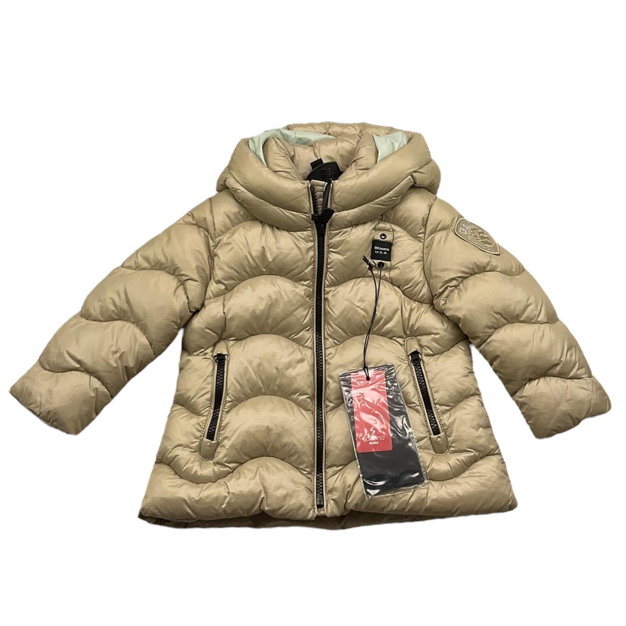 BLAUER giubbino tinta unita con cappuccio Beige per Bambina 24WBLGC02513 BEIGE BLAUER 