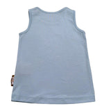Just Cavalli Canotta Girocollo Tinta Unita con Stampa per Neonata JIP26032CN AZZURRO JUST CAVALLI 