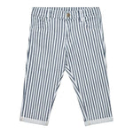 Guess Pantalone Fantasia A Righe con Girovita Regolabile per Bambino J2RB04D4DN2 BIANCO/BLU GUESS 