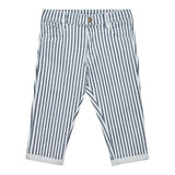 Guess Pantalone Fantasia A Righe con Girovita Regolabile per Bambino J2RB04D4DN2 BIANCO/BLU GUESS 