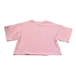 Moschino T-Shirt Girocollo Tinta Unita con Stampa per Bambina HAG01H ROSA MOSCHINO 