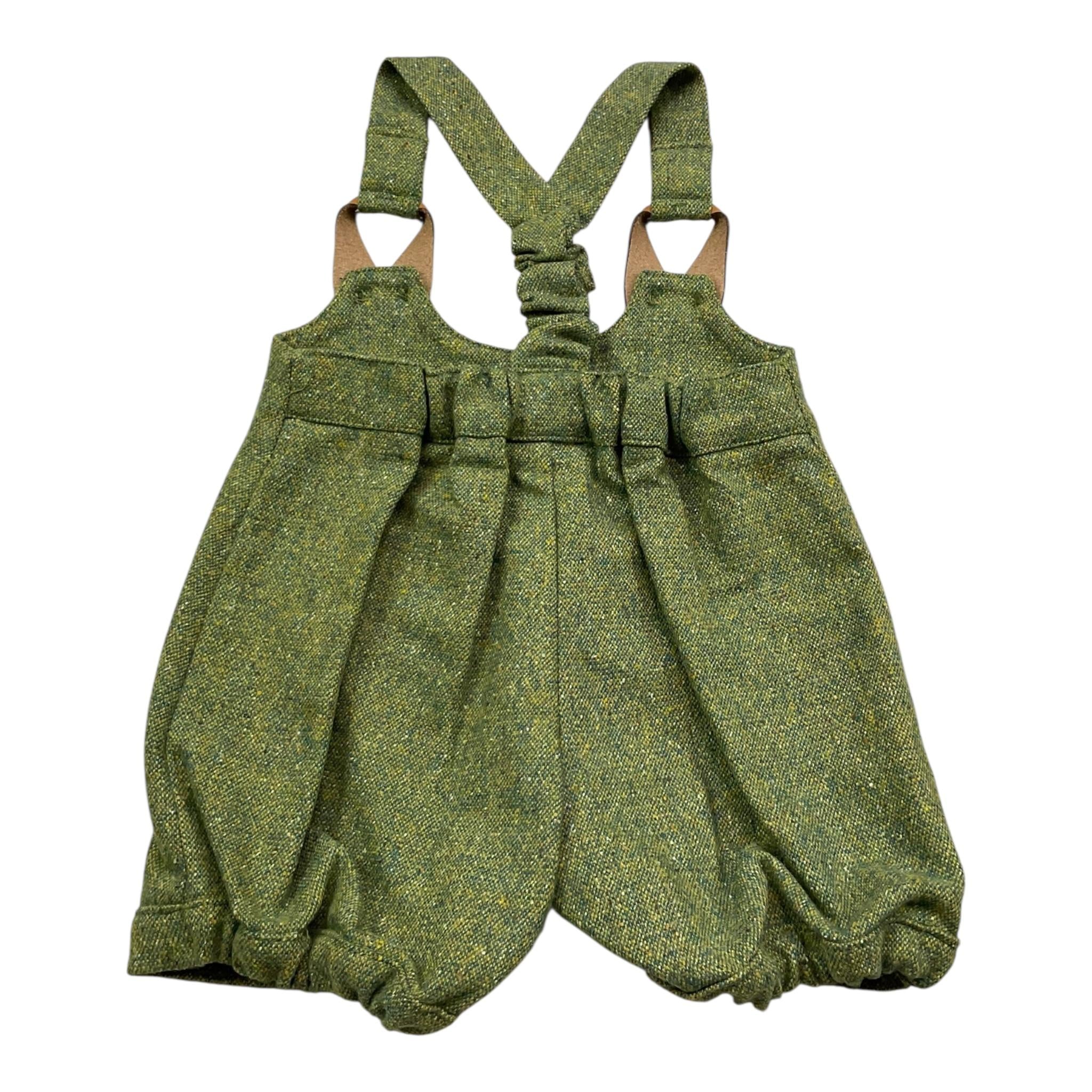 LE COCONNE completo 2 pezzi camicia-salopette Verde per Neonato LCN0795 VERDE LE COCONNE 