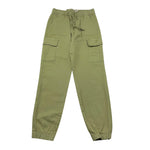 Emc Pantalone Tinta Unita con Tasconi per Bambina BZ7014 VERDE EMC 