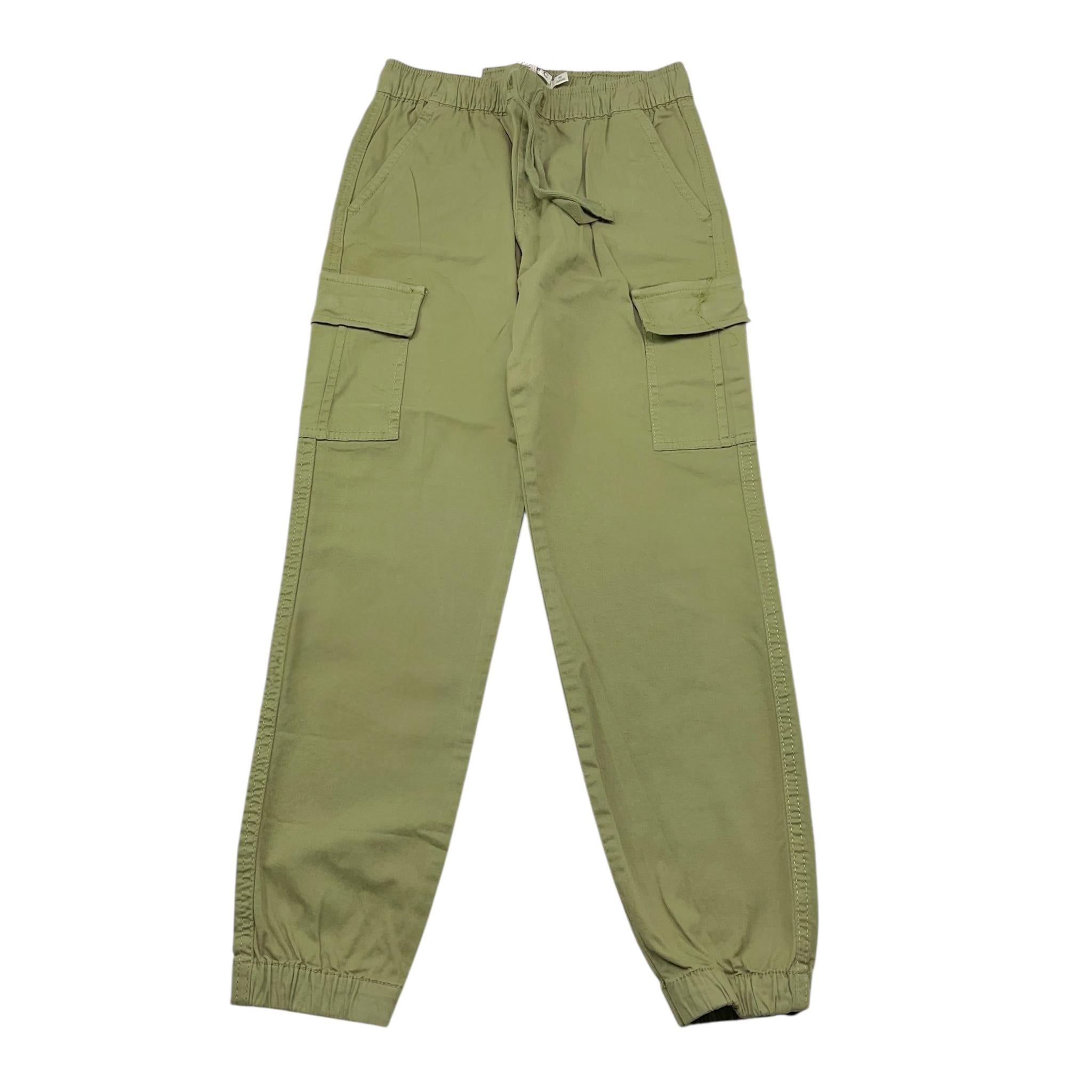 Emc Pantalone Tinta Unita con Tasconi per Bambina BZ7014 VERDE EMC 