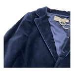 LA STUPENDERIA giacca tinta unita in camoscio Blu per Bambino CJGH25 BLU LA STUPENDERIA 