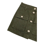 JOHN RICHMOND gonna in denim tinta unita brillantinata Verde per Bambina RGA2514GO VERDE JOHN RICHMOND 