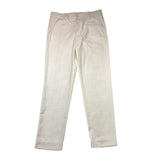 Please Pantalone Tinta Unita Con Girovita Regolabile Bianco Per Bambino