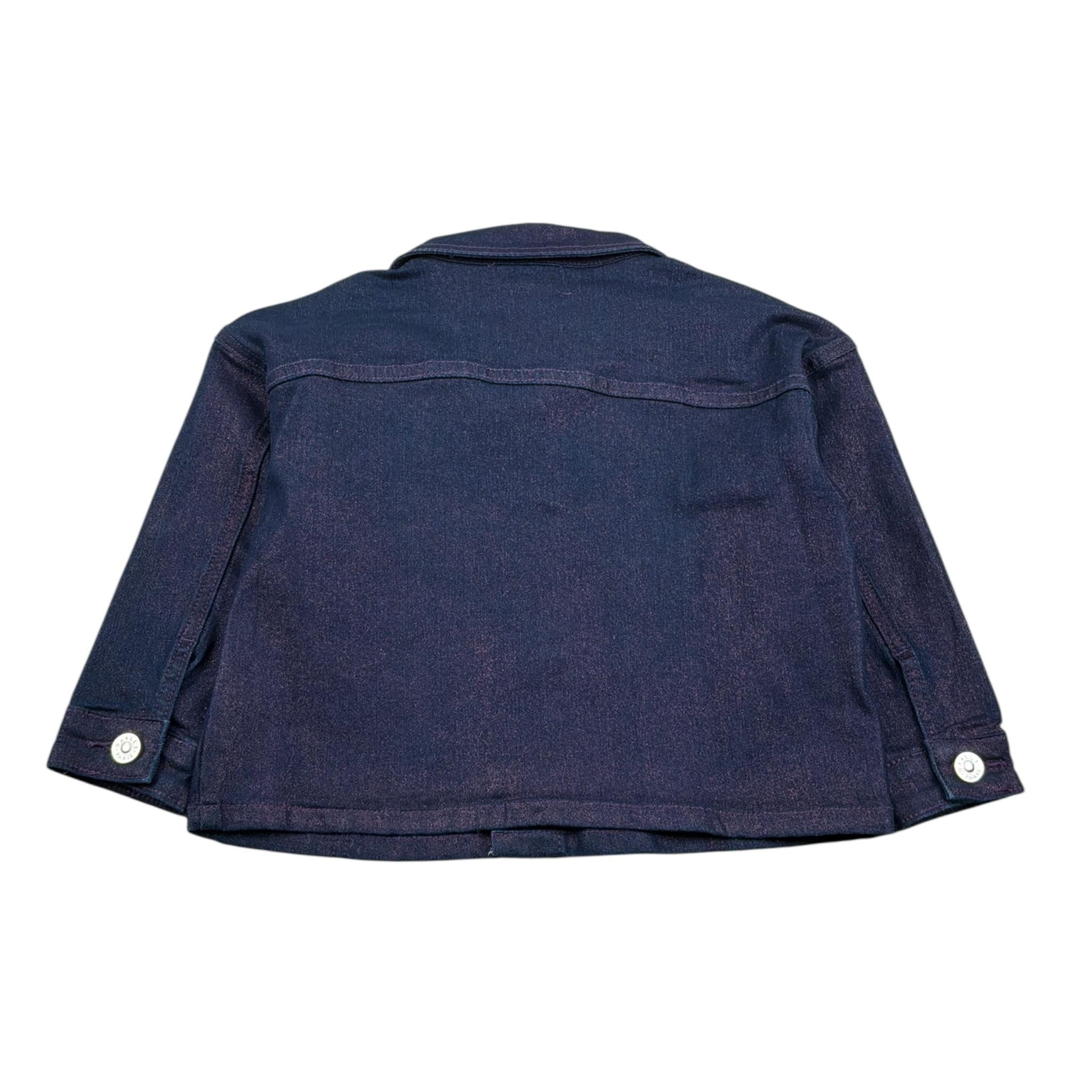 Gaelle Giubbino In Denim tinta unita con Stampa Blu per Bambina 2746CDY00480 BLU GAELLE 
