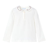 MAYORAL shirt tinta unita con colletto Bianco per Bambina 131 BIANCO MAYORAL 